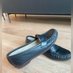 SAS Tripad Comfort Black Leather Penny Loafers Women’s 6 (24cm) Comfort Walking